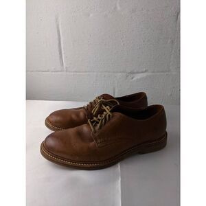Frye James Crepe Brown Leather Plain Toe Oxfords Mens Size 8.5‎